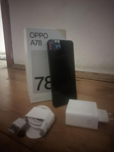 iphine 8: Oppo A78, 256 GB, rəng - Qara, Barmaq izi — 3