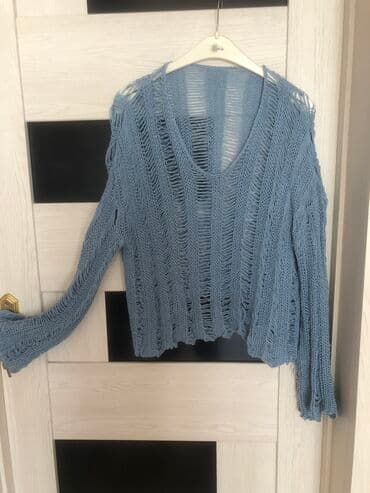 yupqa kofta: Qadin ucun kofta Rengi - mavi Olcusu - standart 2-3defe Geyinilib — 1