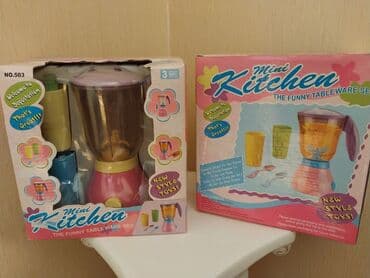 uşaq ucun oyuncaqlar: Mini Kitchen – The Funny Tableware Set Uşaqlar üçün mətbəx oyuncağı — 1