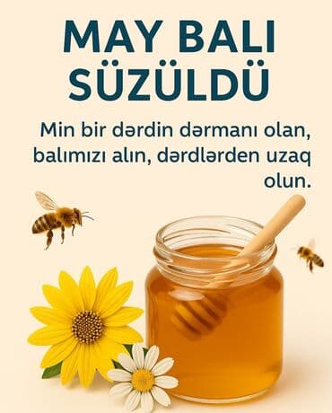 qapılar və qiymətləri: Şəffaf şüşə bankada təqdim olunan bu may balı, təbii şirinliyi və — 1