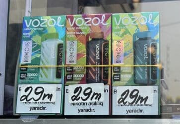 elektron qəlyan topdan satış: Vozol rave 40k 33manat Vozol star 26K 29Manat Vazol 10K 24Manat — 7