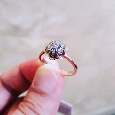 nişan üzükleri: Nişan, Üzük, Sarı qızıl, 583 Əyar, Brilyant, 0-0.25 Karat — 3