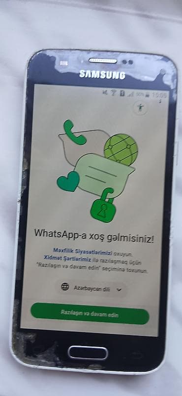 komputer ramı: Samsung Galaxy S5, 16 GB, rəng - Qara, Barmaq izi — 1