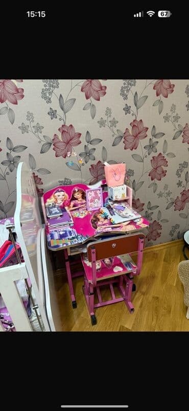 qapi dekoru: Qız üçün, Beşik, Yazı masası — 1