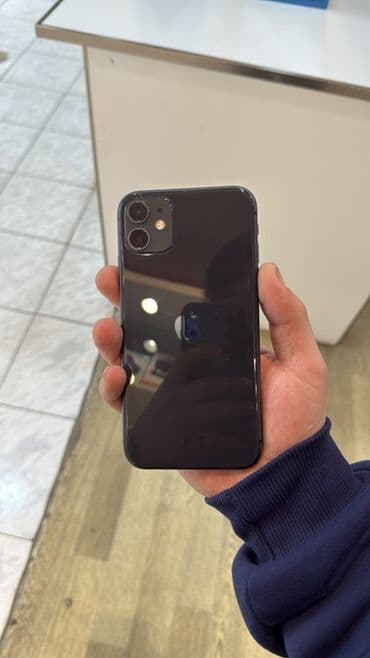 iphone pil: IPhone 11, 64 GB, Qara, Face ID — 3