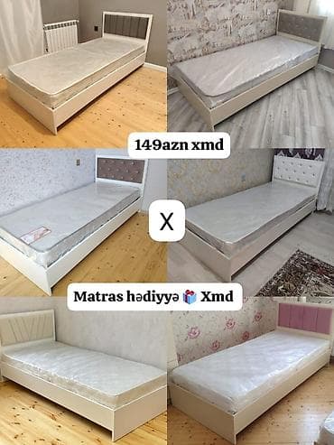 - Məhsul: Tək nəfərlik çarpayılar (müxtəlif başlıq modelləri) - Rəng