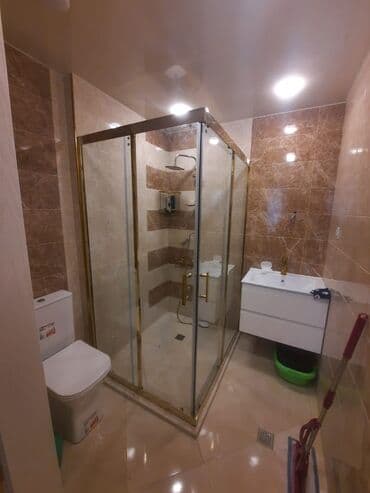 душевая кабинка: Yeni Üstü açıq kabina, Künc üçün — 2