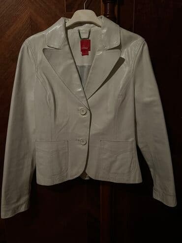 deri pencekler: Ağ rəngli qadın dəri bleyzer Almanyadan alıb 1-2 defe geynilib yaxşi — 2