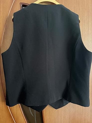 ev paltarları: Qadinlar üçün Qara klassik jilet – ZR Fashion - Rəng: tam qara - — 2