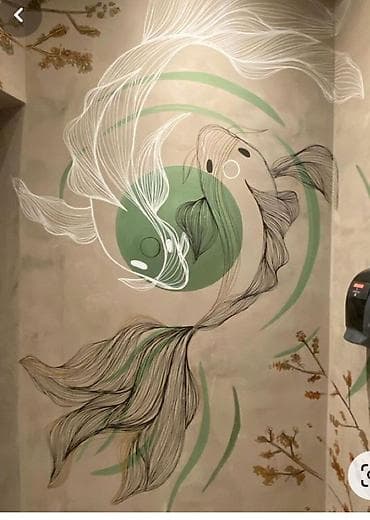 Digər ev dekoru: Divar rəsimlərinin çəkilməsi🎨 WhatsApp aktiv yazın bizə və ya zəng — 2