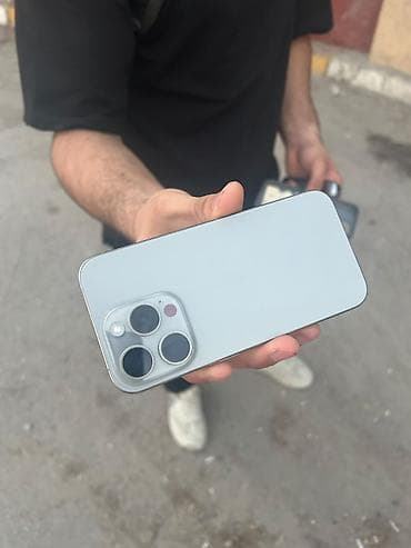 IPhone 15 Pro, 128 GB, Gümüşü, Face ID