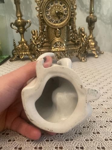 tek oğlan sekilleri: Fiqur, Keramika, rəng - Ağ — 3