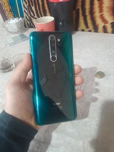 samsung not 8 ikinci el: Redmi Note 8, 128 GB, rəng - Göy, Barmaq izi — 1