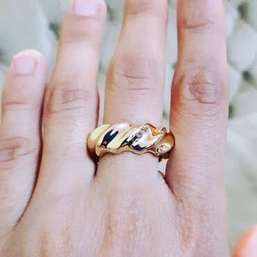 qızıl uzuk modelləri: Alyans, Üzük, Sarı qızıl, 585 Əyar, Qaşsız — 1