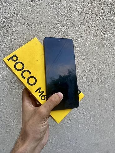 iphone 6s pulus: Poco M6, 128 GB, rəng - Qara, Barmaq izi, Face ID — 2