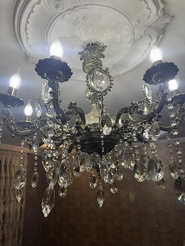 cıraq: Çılçıraq, 8 lampa, Xrustal — 3