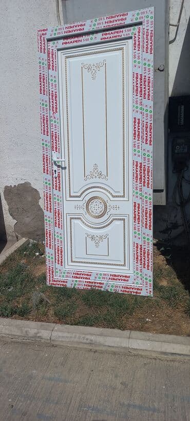 plastik qapl: Yeni Plastik qapı Zamok ilə, Zəmanətli, Pulsuz quraşdırma, Ödənişli çatdırılma, Pulsuz çatdırılma, Rayonlara çatdırılma — 5