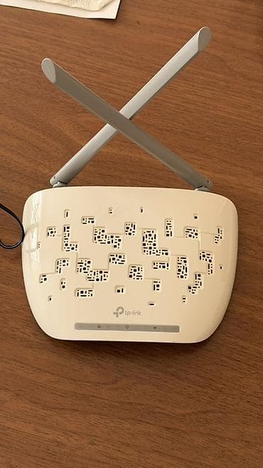 tp link modem satisi: TP-Link simsiz router - Brend: TP-Link - Rəng: krem/açıq bej korpus — 1