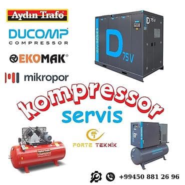 xonca mmc: Yüksək verimli hava kompressorlarının satış və servis xidməti. (qiymət — 1
