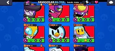 Digər oyun və konsollar: Brawl Stars oyun hesabı - Kupa sayı: 28 300+ - Prestij: 3 - Toplanan — 5