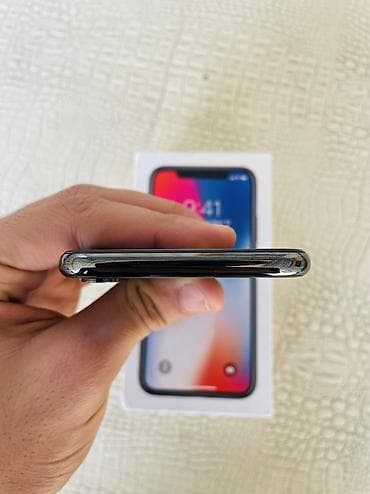 iphone 7 pilus: IPhone X, 64 GB, Space Gray, Zəmanət, Simsiz şarj, Face ID — 7