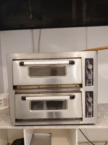 Restoran, kafe avadanlığı: Elektrik soba, Pizza, 2 mərtəbəli, İşlənmiş — 3