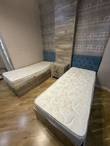 Divan və masa dəstləri: 2 təknəfərlik çarpayı, 2 tumba — 1