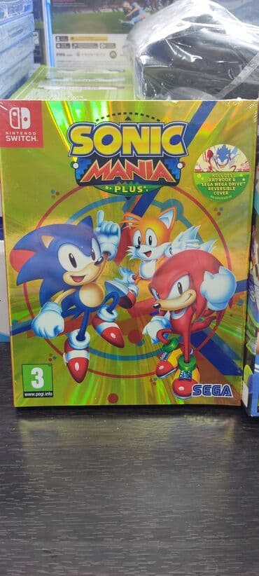 диск: Nintendo switch üçün sonic mania plus oyun diski. Tam original — 1