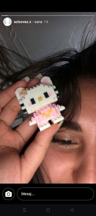 кукла монстер хай: Mini bloklardan yığılmış pişik fiquru oyuncağı - Material: xırda — 1