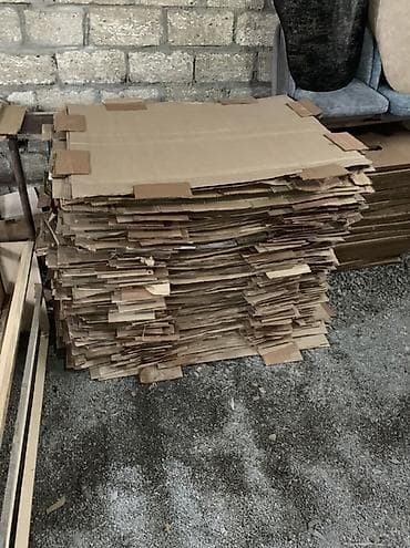 kraft kagiz: Karton qutular – müxtəlif ölçülərdə, çoxlu sayda - Material: qalın — 3