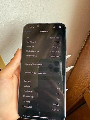 goruntu kamera: IPhone 14, 128 GB, Mavi — 4