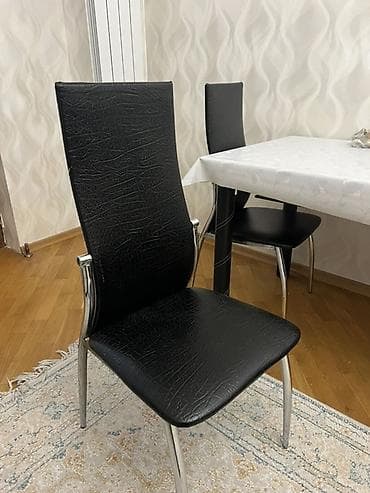 stul destleri: Mətbəx üçün, Dördbucaq masa, 4 stul — 2