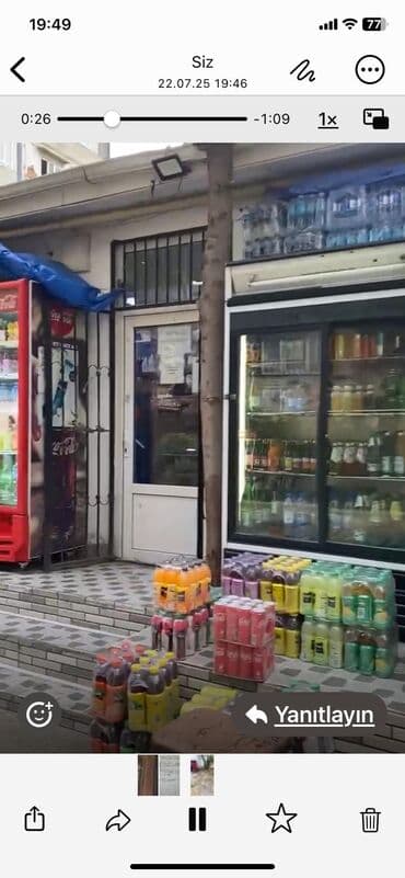 магазин рядом со мной: Təcili satılır! Gənclik metrosunun yaxınlığında yerləşən, tam işlək və — 14