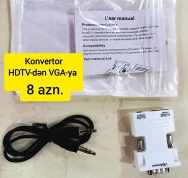 redmi qulaqciq: RCA-dan, AV-dən HDD-yə, HDMİ-yə, HDTV-yə ÇEVİRİCİ ( konvertor ) — 26