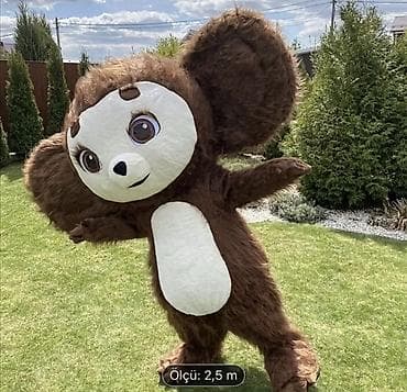 Böyük qulaqcıqlı, şirin obrazlı maskot kostyum - Ölçü: 2,5 m