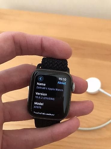 Qol saatları və aksesuarlar: Smart saat, Apple, Sensor ekran, rəng - Qara — 4