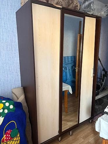 şkaflar ucuz: İkinəfərlik çarpayı, Dolab — 4