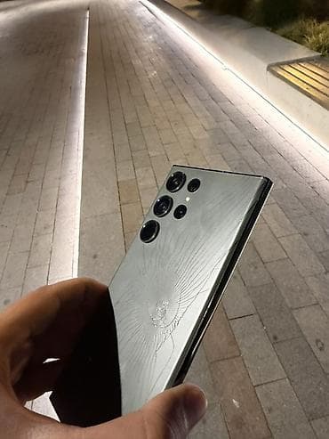 samsung adapter: Samsung Galaxy S23 Ultra, 256 GB, rəng - Yaşıl, Qırıq — 2