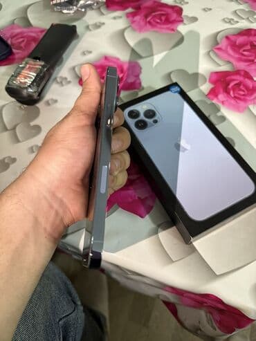 айфон 13 про макс бу: IPhone 13 Pro Max, 256 GB, Blue Titanium, Face ID, Simsiz şarj, Zəmanət — 2