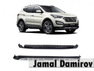 рейлинги на авто: Hyundai santafe 2013 ix45 üçün yan ayaqaltilar. Боковые подножки для — 1
