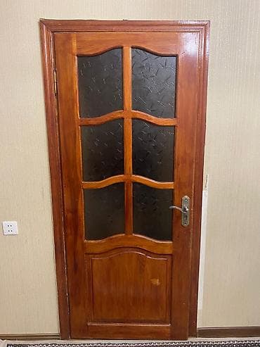 ev qapilari taxta: Taxta otaq qapısı Hündürlüy 2 m Eni 87 sm Salam göründüyü kimi — 1