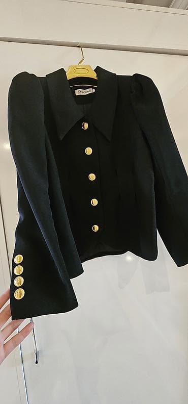 esker formasi: Qara qadın jileti/kurtkası – YOUMI markası - Klassik qara rəng - Ön — 1