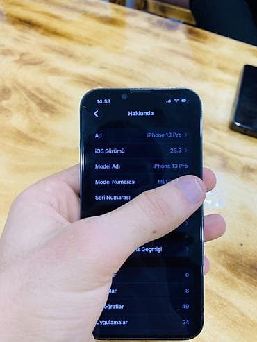 dubay iphone 13: IPhone 13 Pro, 128 GB, Sierra Blue, Zəmanət, Simsiz şarj, Face ID — 6