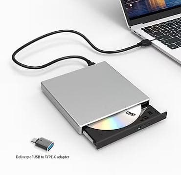 dvd r: USB 3.0 Xarici DVD‑RW yazıcı/oxuyucu - Funksiyalar: DVD və CD — 10