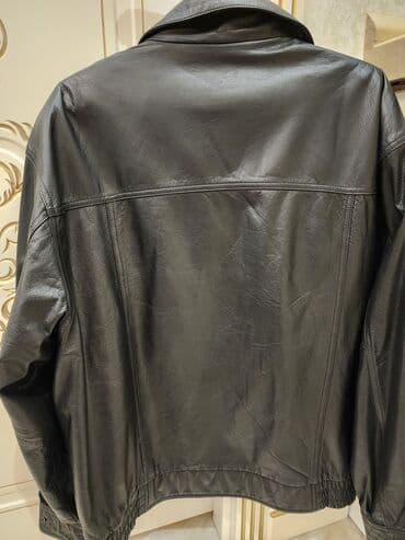 uzun kurtqa: Kurtka, Dəri, Payız, 8XL — 1