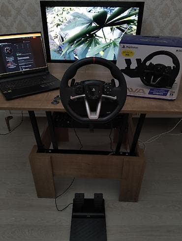 Təmiz Original Hori Racing Wheel Apex (RWA) sükan və pedal seti lalafo.az -da Təmiz Original Hori Racing Wheel Apex (RWA) sükan və pedal seti