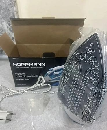 HOFFMANN buxarlı ütü - Güc: 2000 W - Altlıq: keramik (ceramic