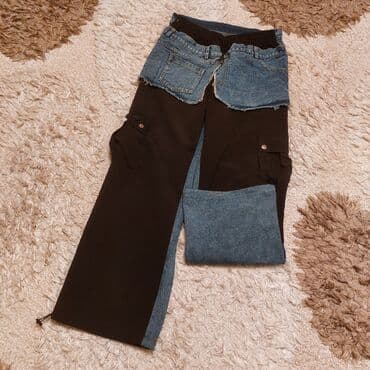 qadın paltarı: Şalvar Tezedi. standart ölcu. Beli rezinlidi rahat. Arxasi cins — 5