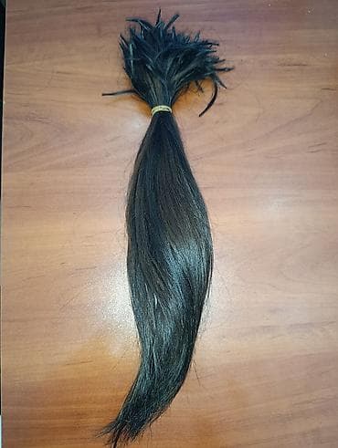 Şabalıdı rəng tam təbii saç.50 sm uzunluğunda başdan çıxmadı 1dəfə — 1