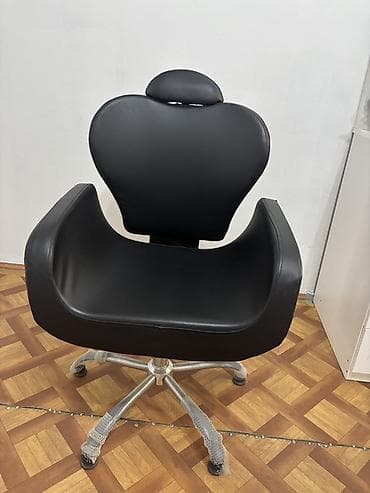 venera mebel: Salon üçün çoxfunksiyalı kreslo - Material: qara eko‑dəri oturacaq və — 1